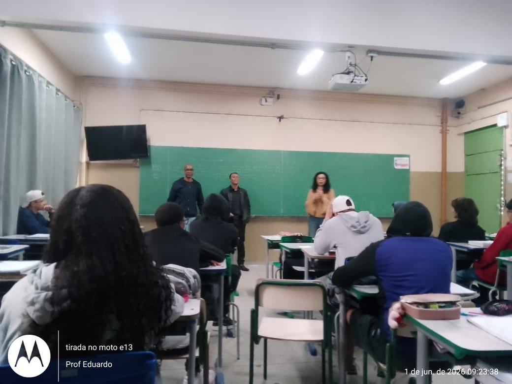 Momento de orientação e conscientização