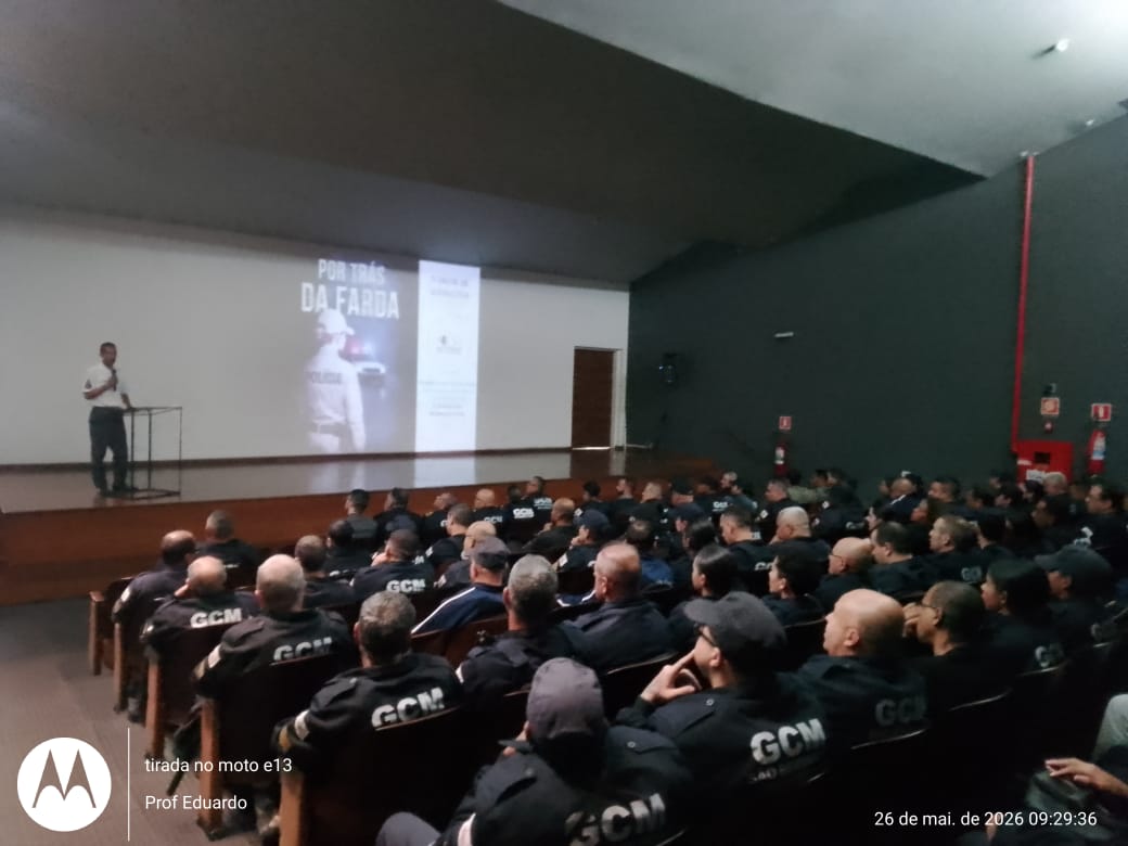 Momento de troca durante palestra